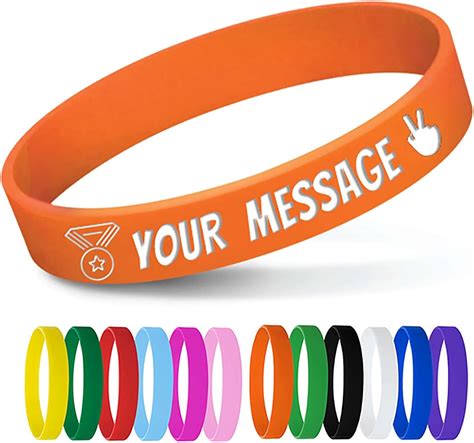 amazon rubber bracelets|custom rubber bracelets amazon.